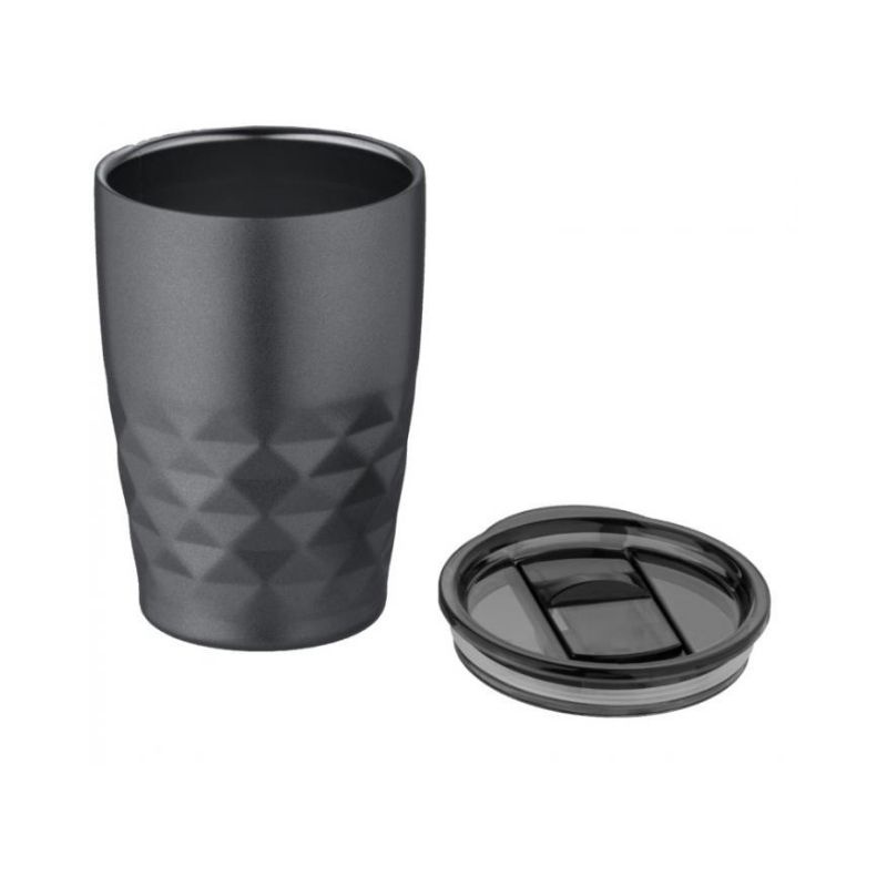 Логотрейд бизнес-подарки картинка: Кружка термос Geo, серый