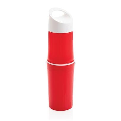 Лого трейд pекламные продукты фото: Органическая бутылка для воды BE O, красная