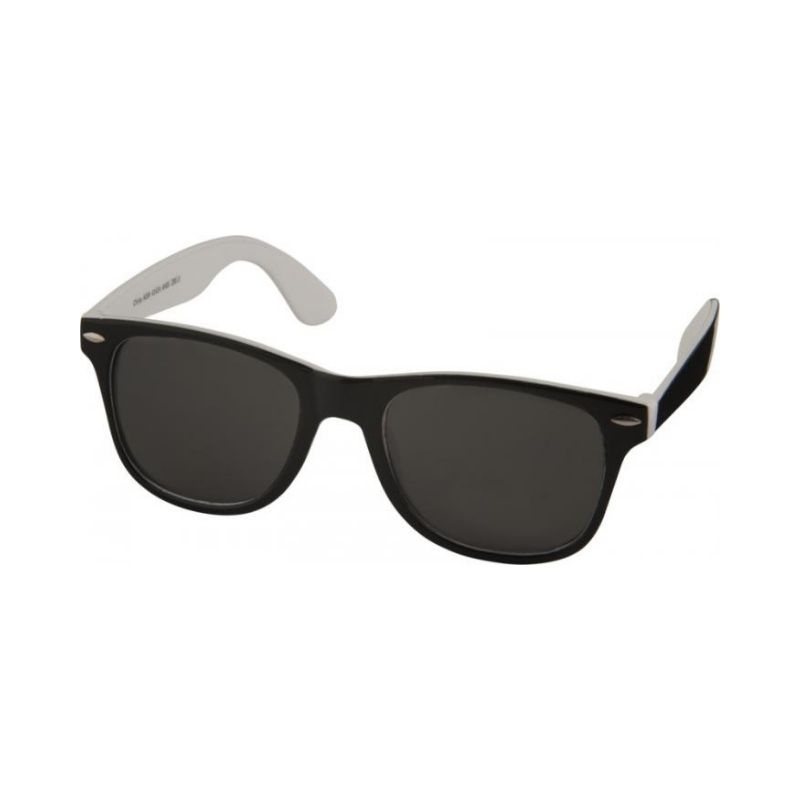 Лого трейд pекламные cувениры фото: Sun Ray темные очки, белый