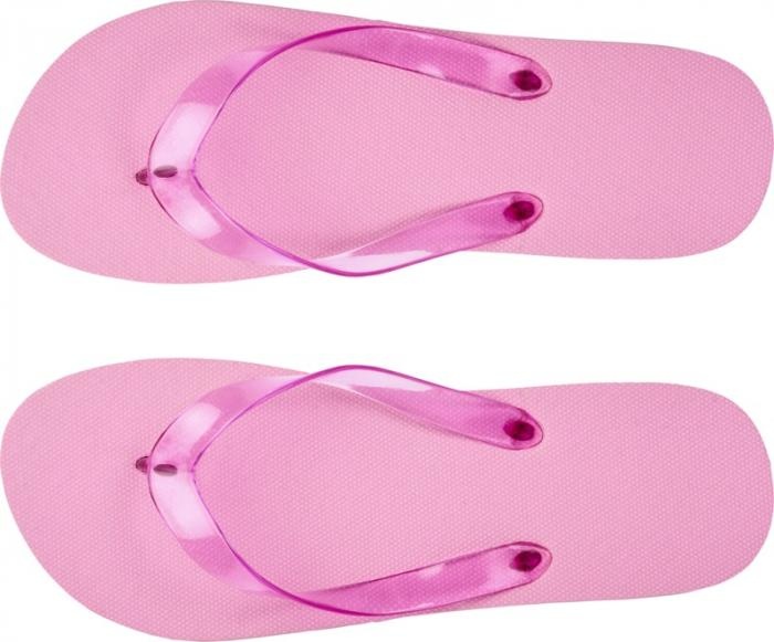 Логотрейд бизнес-подарки картинка: Пляжные тапочки Railay (L), светло-розовый