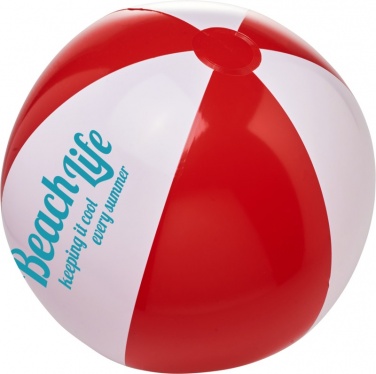 Логотрейд pекламные cувениры картинка: Непрозрачный пляжный мяч Bora, красный