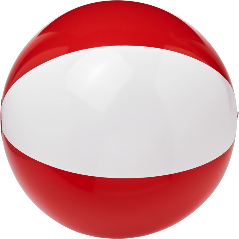 Лого трейд pекламные cувениры фото: Непрозрачный пляжный мяч Bora, красный