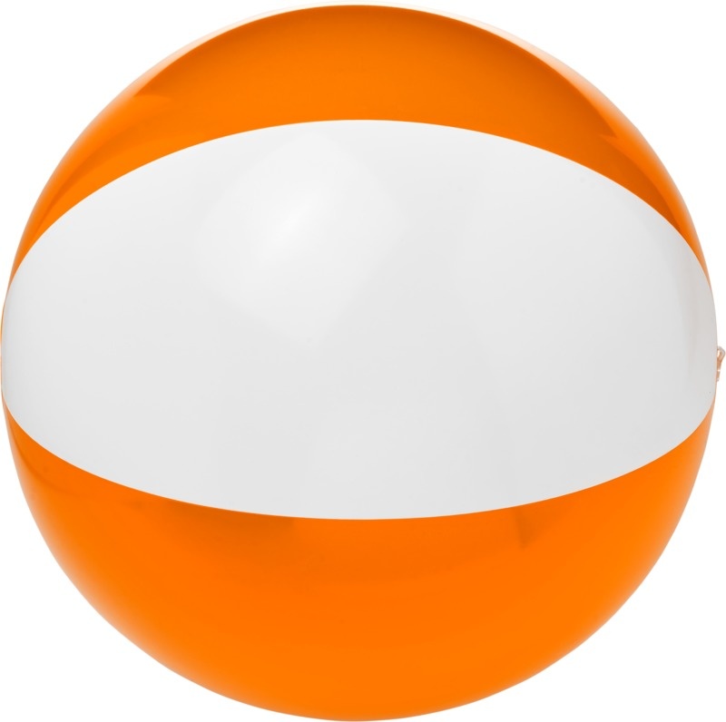 Лого трейд pекламные cувениры фото: Непрозрачный пляжный мяч Bora, oранжевый