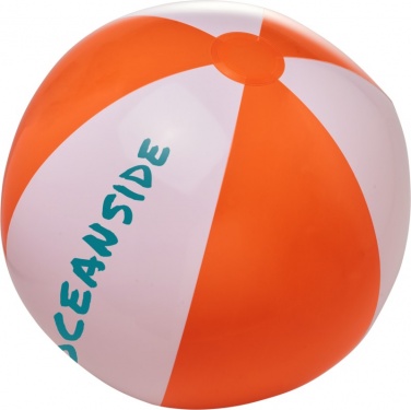 Логотрейд pекламные продукты картинка: Непрозрачный пляжный мяч Bora, oранжевый