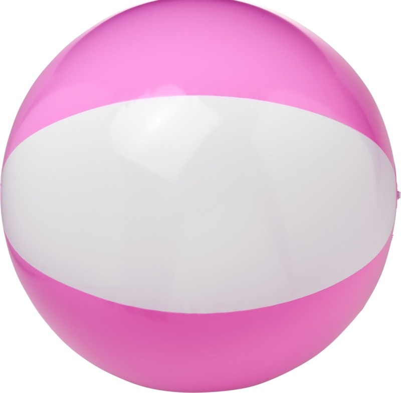 Лого трейд pекламные cувениры фото: Непрозрачный пляжный мяч Bora, pозовый
