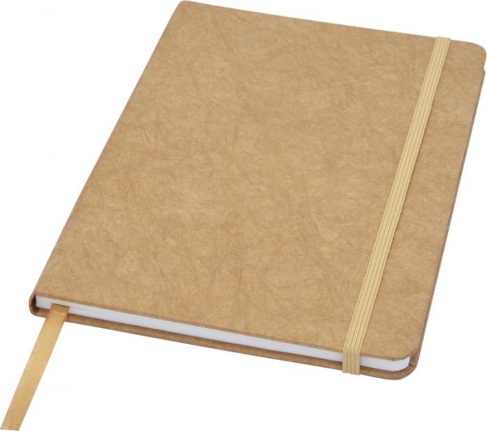Логотрейд бизнес-подарки картинка: Блокнот Breccia, формат А5, с листами из каменной бумаги, коричневый