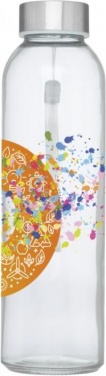 Лого трейд pекламные cувениры фото: Спортивная бутылка Bodhi из стекла объемом 500 мл, красный