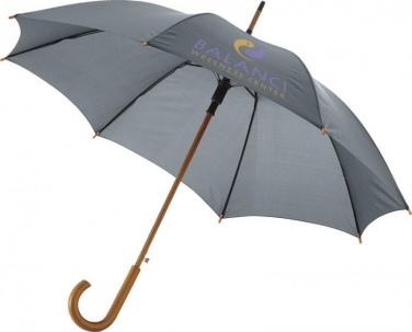 Логотрейд pекламные подарки картинка: Автоматический зонт Kyle 23", серый
