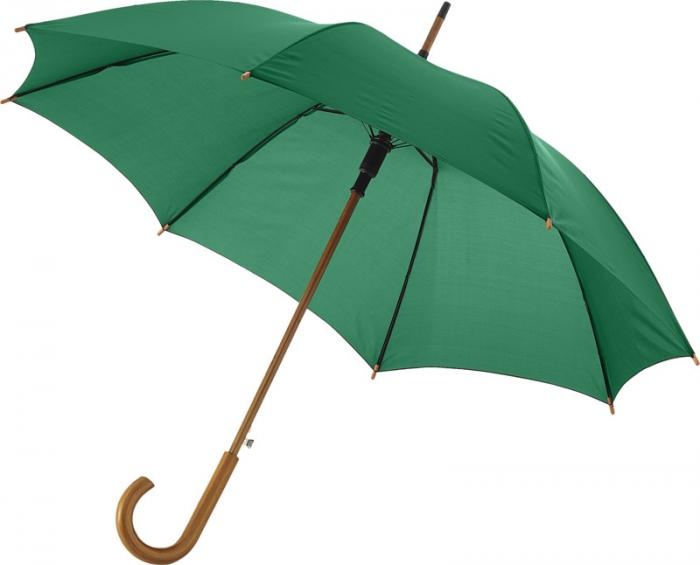 Логотрейд pекламные подарки картинка: Автоматический зонт Kyle 23", зеленый