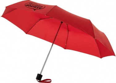 Лого трейд pекламные подарки фото: Складной зонт Ida 21,5", красный