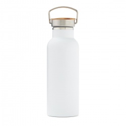Лого трейд pекламные подарки фото: Cпортивная бутылка Miles, белая