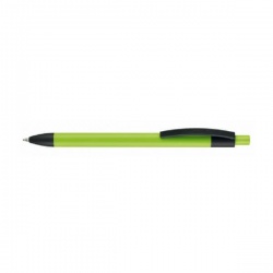 Логотрейд pекламные подарки картинка: Шариковая ручка Capri soft-touch, зеленая