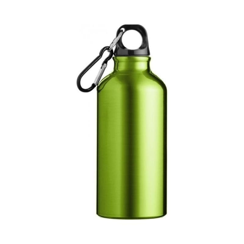Лого трейд pекламные продукты фото: Бутылка для питья с карабином, зеленый