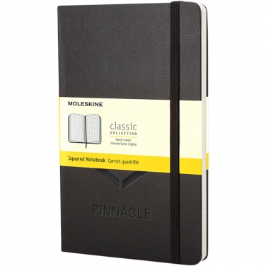 Логотрейд pекламные подарки картинка: Блокнот Moleskine Classic PK в твердой обложке - в клетку