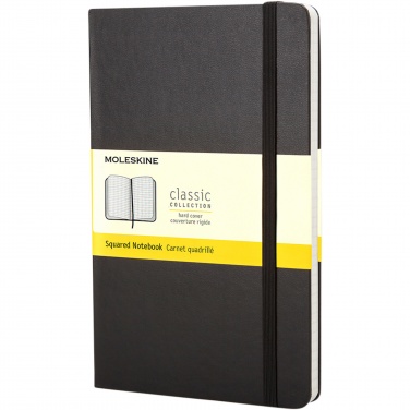 Лого трейд бизнес-подарки фото: Блокнот Moleskine Classic PK в твердой обложке - в клетку