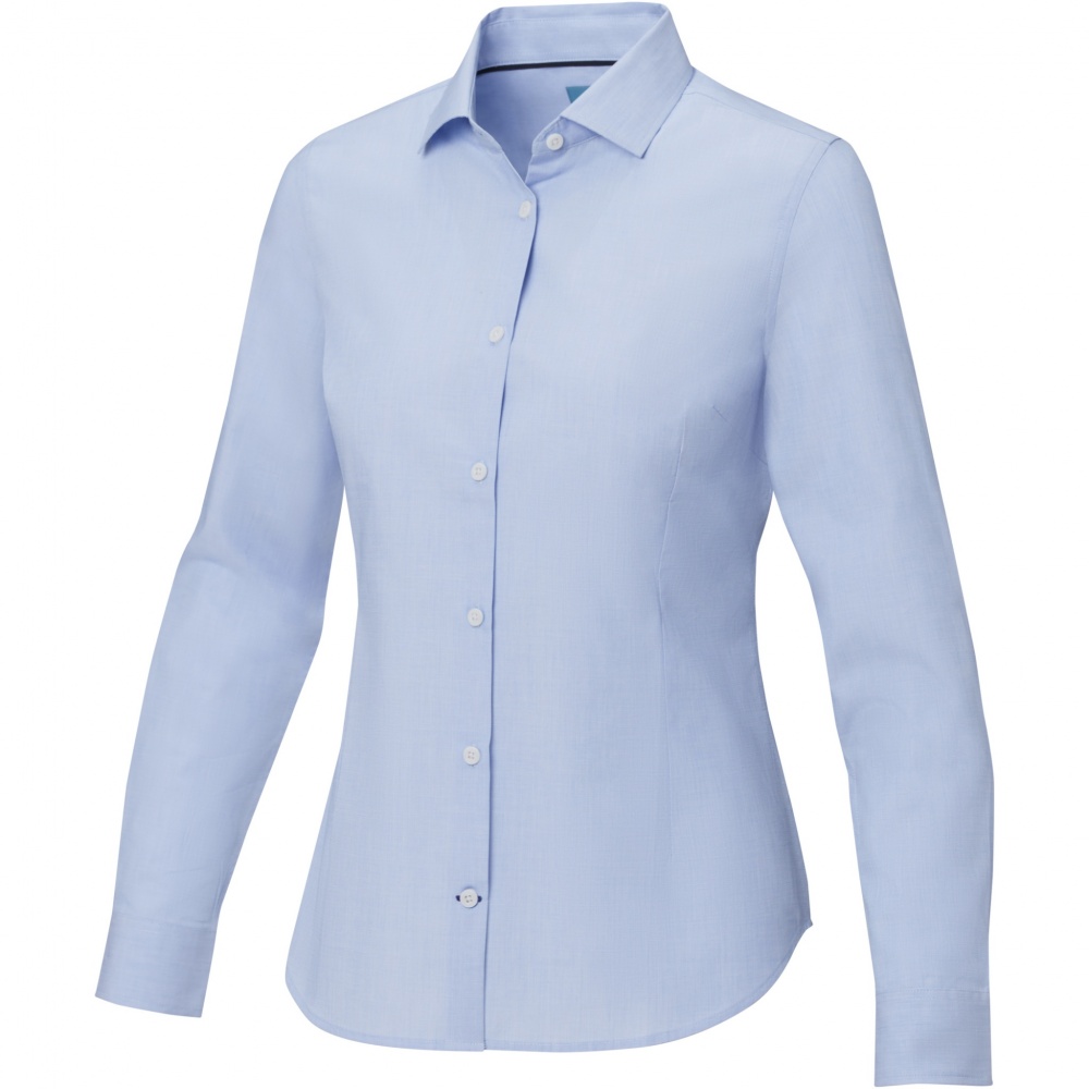 Логотрейд pекламные подарки картинка: Cuprite long sleeve women's organic shirt