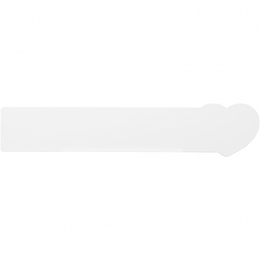 Лого трейд pекламные cувениры фото: Линейка из переработанной пластмассы Tait длиной 15 см в формесердца