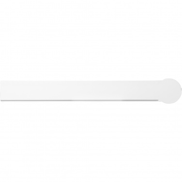 Логотрейд pекламные подарки картинка: Линейка из переработанной пластмассы Tait длиной 30 см в формекруга
