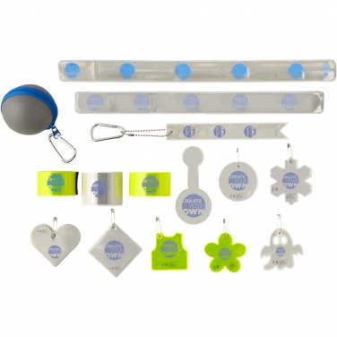 Лого трейд бизнес-подарки фото: Коробка образцов светоотражающей продукции