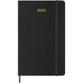 Еженедельник Moleskine 100% VEGEA® Boa 12M L в мягкой обложке, Сплошной черный