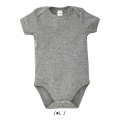 BAMBINO BABY BODYSUIT, Серый Меланж