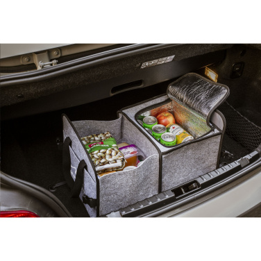 Логотрейд pекламные cувениры картинка: Сумка-холодильник Trunk GRS RPET Felt Organiser