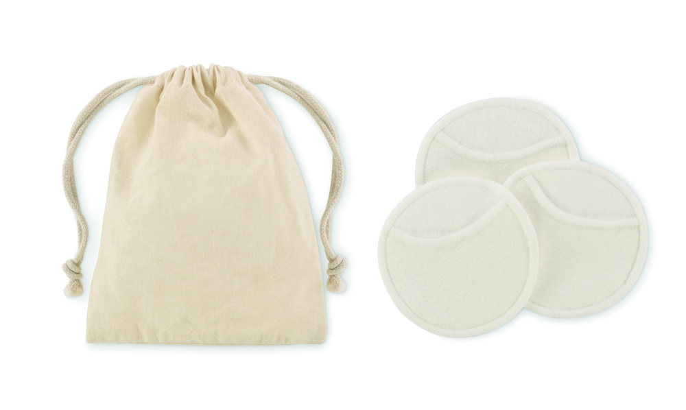 Лого трейд pекламные cувениры фото: Reusable face cleaning pad set