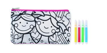 Лого трейд бизнес-подарки фото: Pencil case with markers