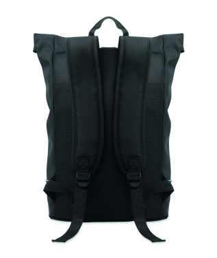 Лого трейд pекламные подарки фото: Laptop 15" roll top PU backpack