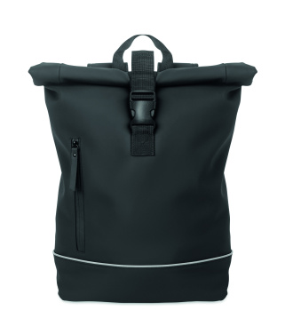 Логотрейд pекламные cувениры картинка: Laptop 15" roll top PU backpack