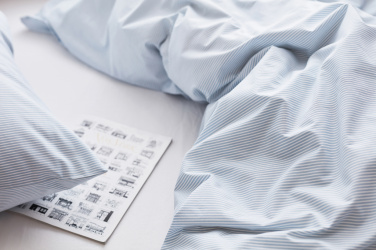 Лого трейд pекламные cувениры фото: Постельное белье из хлопка премиум-класса VINGA Montgomery, комплект из 4 предметов