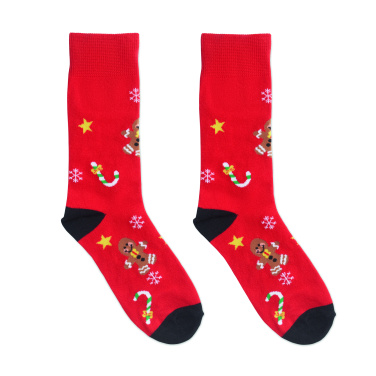 Лого трейд pекламные cувениры фото: Pair of Christmas socks M