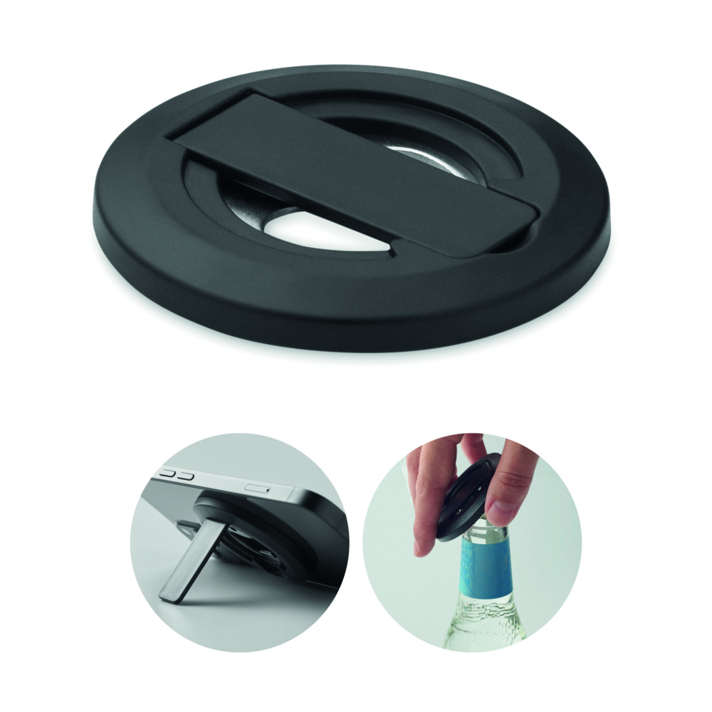 Логотрейд pекламные подарки картинка: Phone holder and bottle opener