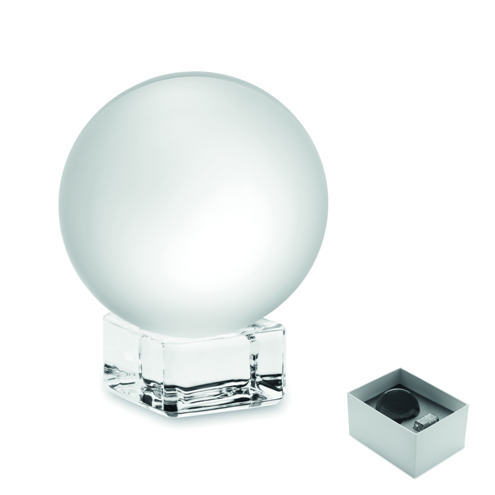 Логотрейд pекламные подарки картинка: Glass round award