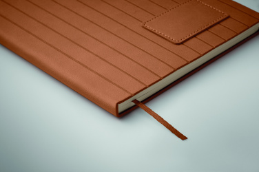 Лого трейд pекламные cувениры фото: A5 notebook in smokey PU