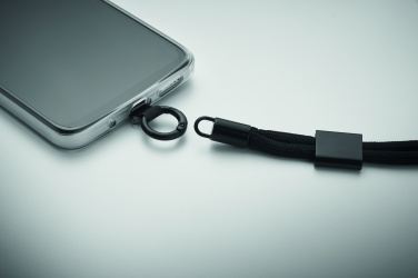 Логотрейд pекламные cувениры картинка: RPET phone wrist cord