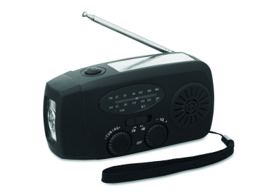 Логотрейд pекламные cувениры картинка: Portable radio with LED torch