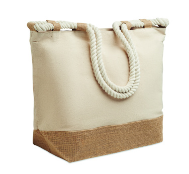 Логотрейд pекламные подарки картинка: Canvas beach bag