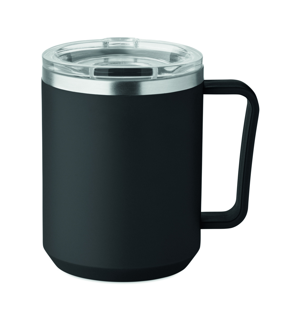 Логотрейд pекламные подарки картинка: Double wall mug 400ml