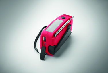 Лого трейд pекламные cувениры фото: Portable radio SOS with LED torch