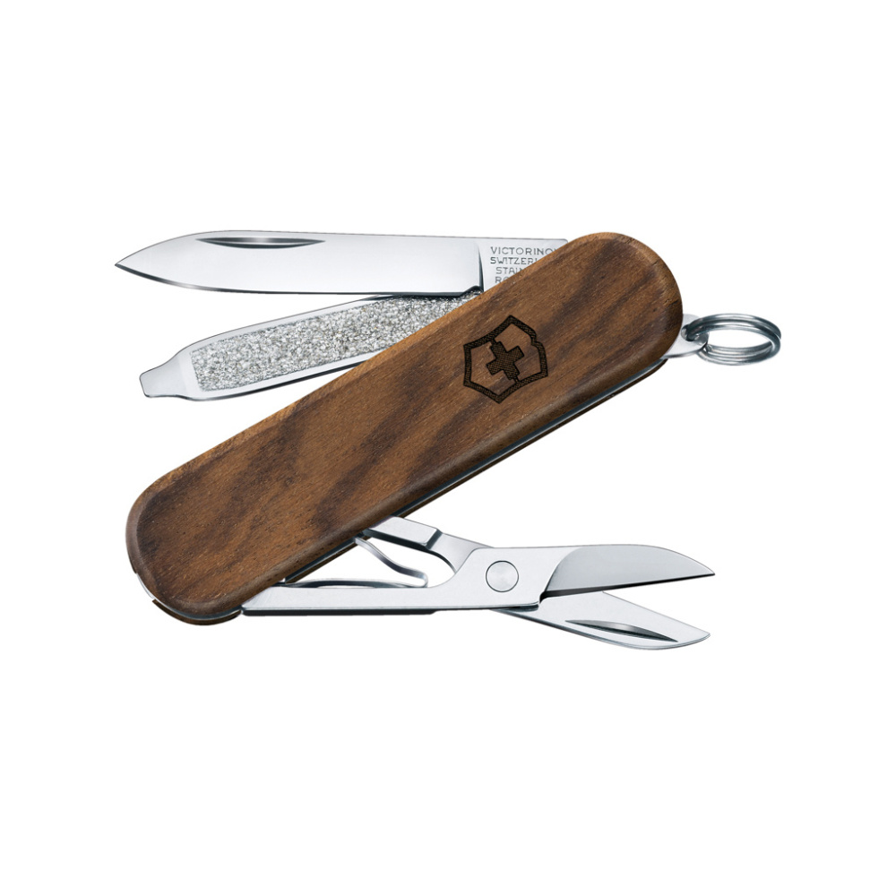 Логотрейд pекламные продукты картинка: Карманный нож VICTORINOX Classic SD Wood, 5 функций
