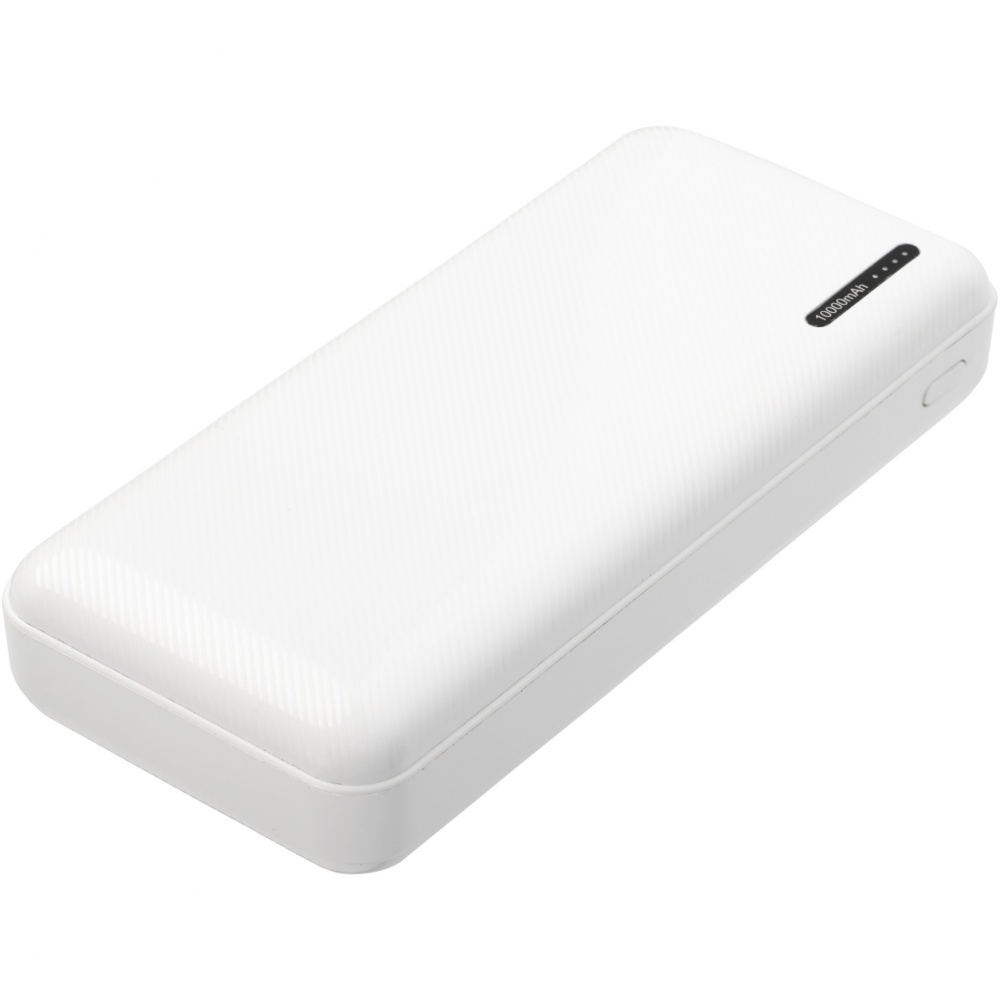 Logotrade kampanjprodukter bild: Komprimera 10 000 mAh powerbank med hög densitet