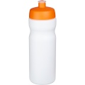 Baseline® Plus 650 ml sportflaska med sportlock, Vit/orange