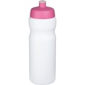 Baseline® Plus 650 ml sportflaska med sportlock, Vit/rosa