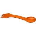 Epsy 3-in-1 – sked, gaffel och kniv, Orange