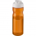 H2O Active® Eco Base 650 ml sportflaska med uppfällbart lock, Orange / Vit