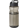 H2O Active® Eco Base 650 ml sportflaska med piplock, Träkol / Solid svart