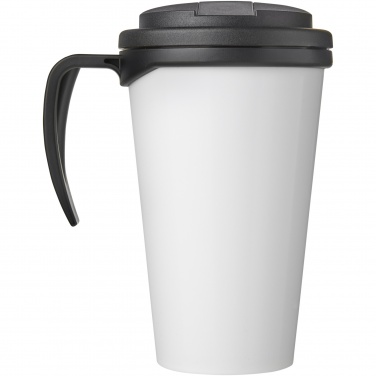 Logotrade profilreklam bild: Brite-Americano® Grande 350 ml mugg med spillsäkert lock