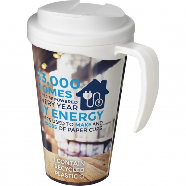 Logotrade kampanjprodukter bild: Brite-Americano® Grande 350 ml mugg med spillsäkert lock