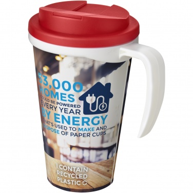 Logotrade presentreklam bild: Brite-Americano® Grande 350 ml mugg med spillsäkert lock